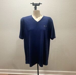 Under Armour Navy V-Neck Tee